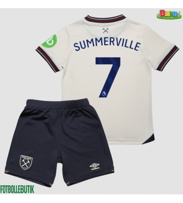 West Ham United Crysencio Summerville #7 Bortaställ Barn 2025-26 Kortärmad (+ Korta byxor)